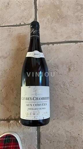 Burgundi Gevrey-Chambertin Domaine Remoriquet Aux Corvées Vieilles Vignes 2017