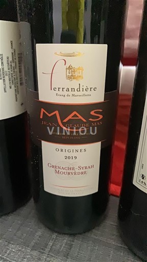Languedoc ja Roussillon Pays d'Oc Ferrandière (Jean-Claude Mas) Origines 2019