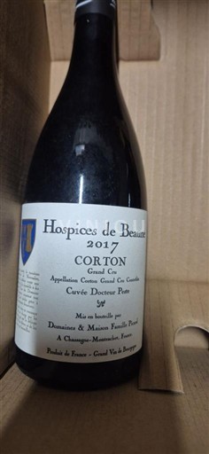 Bourgogne Corton Grand Cru Hospices de Beaune Docteur Peste 2017