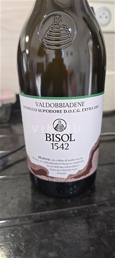 Vénétie Prosecco Bisol 1542 Không niên vụ