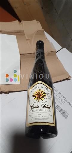 Loire Valley Coteaux du Layon Domaine L'été Soleil 2001