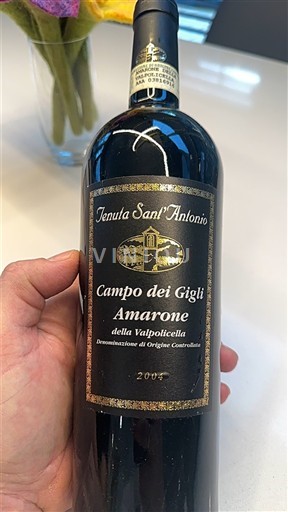 Vénétie Amarone della Valpolicella Tenuta Sant'Antonio Campo dei Gigli 2007