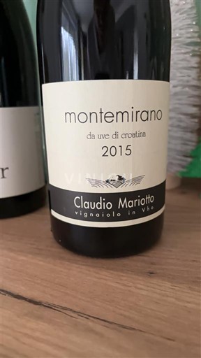 Piedmont Wines Colli Tortonesi Claudio Mariotto Montemirano 2015