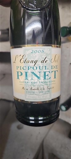 Langvedok Picpoul-de-Pinet L'Étang de Sol 2005