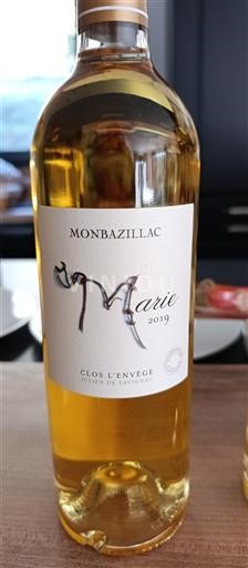 Tây Nam Monbazillac Clos L'Envège Marie 2019
