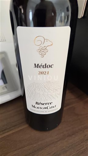 Bordeaux Médoc Mouton Cadet Réserve 2021