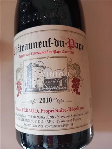 Rhônevallei Châteauneuf-du-Pape Édith Péraud 2010