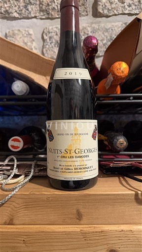 Vinos Rouge sec 1er Cru Les Damodes Henri et Gilles Remoriquet 2019 Francia Borgoña Nuits-Saint-Georges AOC Premier Cru