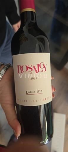 Bordeaux Lalande-de-Pomerol Emeric Petit Rosalcy 2021