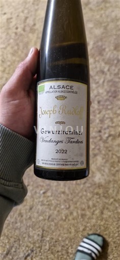 Alsácia Vendanges Tardives Joseph Rudloff 2022