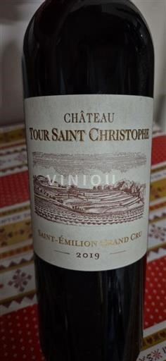 Bordeaux Saint-Émilion Grand Cru Grand Cru Château Tour Saint Christophe 2019