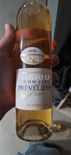 Loire Valley Coteaux du Layon Domaine S Prévelières Tendresse 2016
