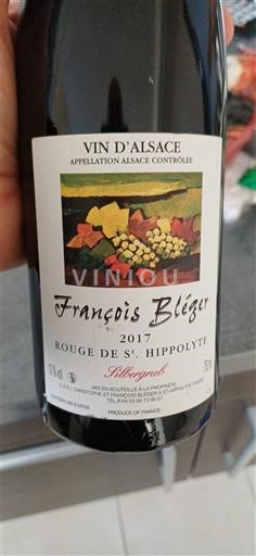 Alsacia François Bléger Rouge de St. Hippolyte 2017