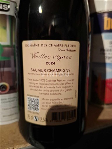 Valle della Loira Saumur-Champigny Domaine S Champs Fleuris Vieilles Vignes 2024