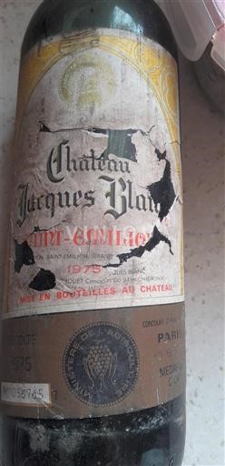 Bordeaux Saint-Émilion Château Jacques Blanc 1975