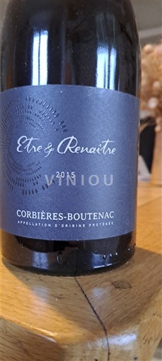 Langvedok Corbières-boutenac Etre & Renaître 2015