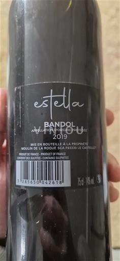 Provence Bandol Moulin de la Roque Estella 2019