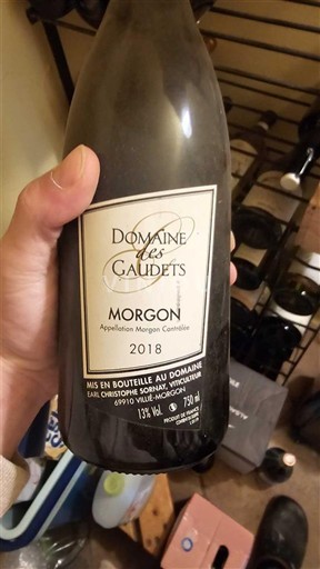 Beaujolais Morgon Domaine S Gaudets 2018