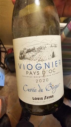 Languedoc ja Roussillon Pays d'Oc Louis Affre du Berger 2020