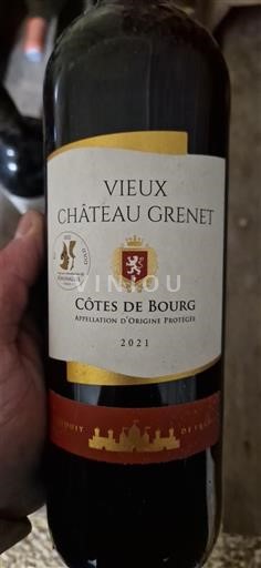 Bordeaux Côtes de Bourg Château Vieux Château Grenet 2021