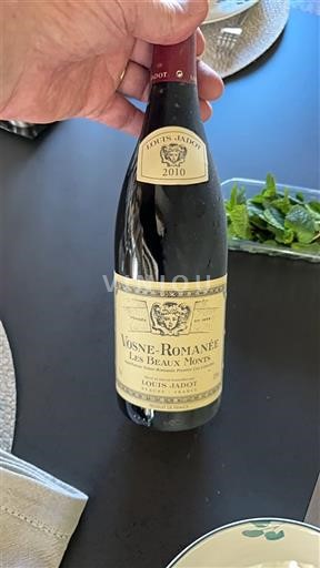 Bourgogne Vosne-romanée Louis Jadot Les Beaux Monts 2010