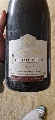 Beaujolais Chiroubles Grange Masson 2019