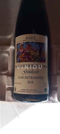Alsace Louis Freyburger & Fils Goldesch 2018