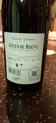 Rhône Valley Côtes du Rhône Cuvée des Cardinaux Non-Vintage