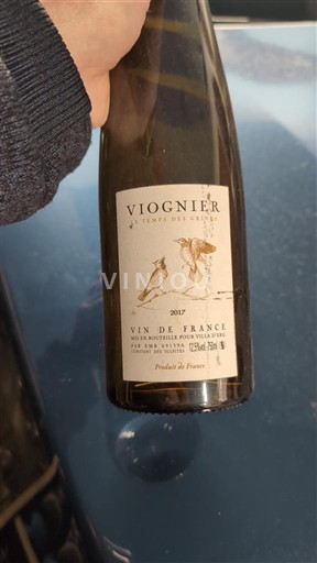 Vinhos Blanc sec Viognier Les Campets de l'Aube 2017 França Vale do Ródano Não especificado AOC