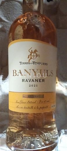 Roussillon Banyuls Terres des Templiers Ravaner 2021