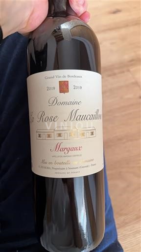Bordeaux Margaux Domaine La Rose Maucaillou 2019