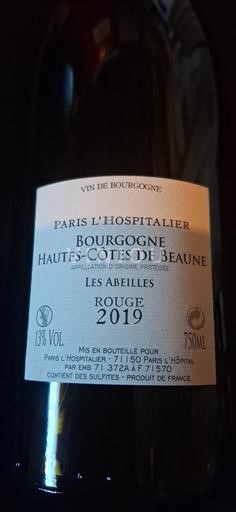 Borgoña No especificado Paris L'Hospitalier Les Abeilles 2019
