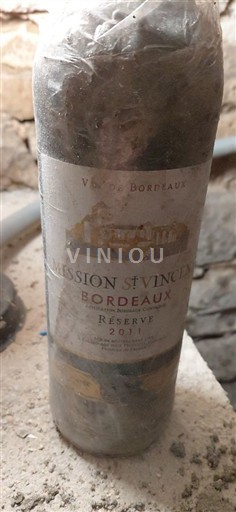 Bordeaux La Mission St Vincent Réserve 2011