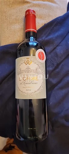 Wines Rouge sec L'Orme de Quintus Quintus 2015 France Bordeaux Haut-Médoc AOC