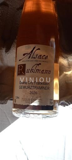 Alsazia Non specificato Grand Cru Ruhlmann 2020