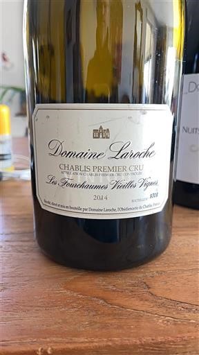Burgundy Chablis Premier Cru Domaine Laroche Les Fourchaumes Vieilles Vignes 2014
