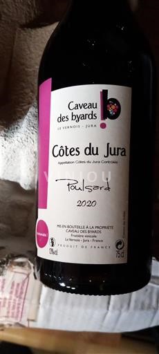 Jura Côtes du Jura Caveau des Byards Poulsard 2020