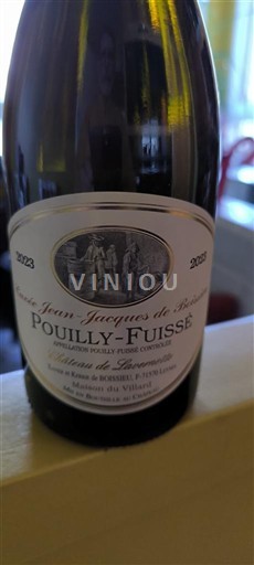 Wijnen Blanc sec Cuvée Jean Jacques de Boissieu Domaine Jean Jacques de Boissieu 2023 Frankrijk Bourgondië Pouilly-fuissé AOC