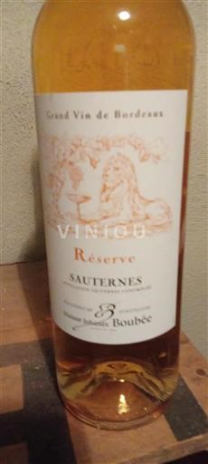 Bordeaux Sauternes Boubée Réserve Niet-geïntegreerd