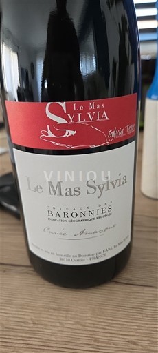 Alpes và các vùng Rhodanien Coteaux des Baronnies Le Mas Sylvia Amarante 2022