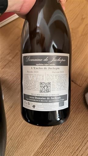 Thung lũng sông Loire Anjou Domaine Juchepie L'Enclos de Juchepie 2020