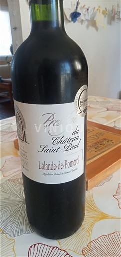 Bordeaux Lalande-de-Pomerol Château Saint-Paul Prélude Neleten.