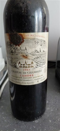 Tây Nam Cahors Château Chambert 1983