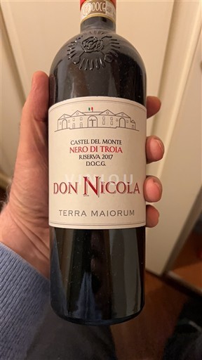Puglia Castel del Monte Nero di Troia Riserva Terra Maiorum Don Nicola 2017