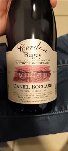 Savoie og Bugey Bugey-Cerdon Daniel Boccard Ikke årgangsbestemt