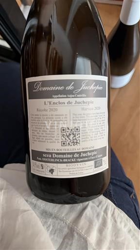 Thung lũng sông Loire Coteaux-du-layon Domaine Juchepie L'Enclos de Juchepie 2020