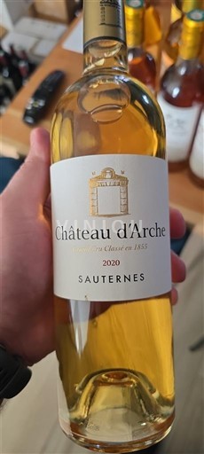 Bordeaux Sauternes Grand Cru Château Arche 2020