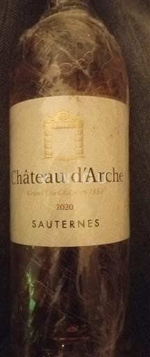 Bordéus Sauternes Grand Cru Château Arche 2020