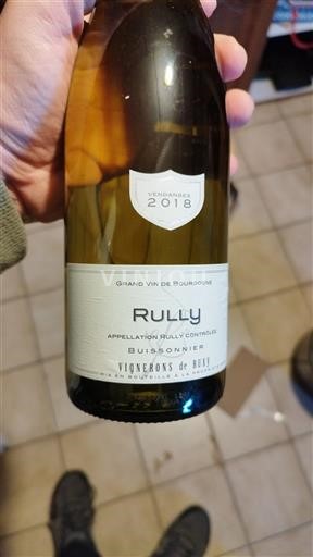 Burgundsko Rully Vignerons de Buxy Buissonnier 2018