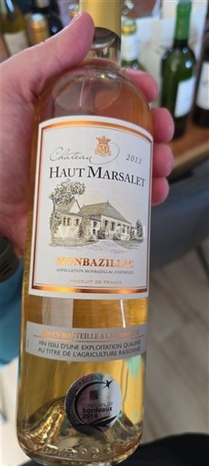 Tây Nam Monbazillac Château Haut Marsalet 2013